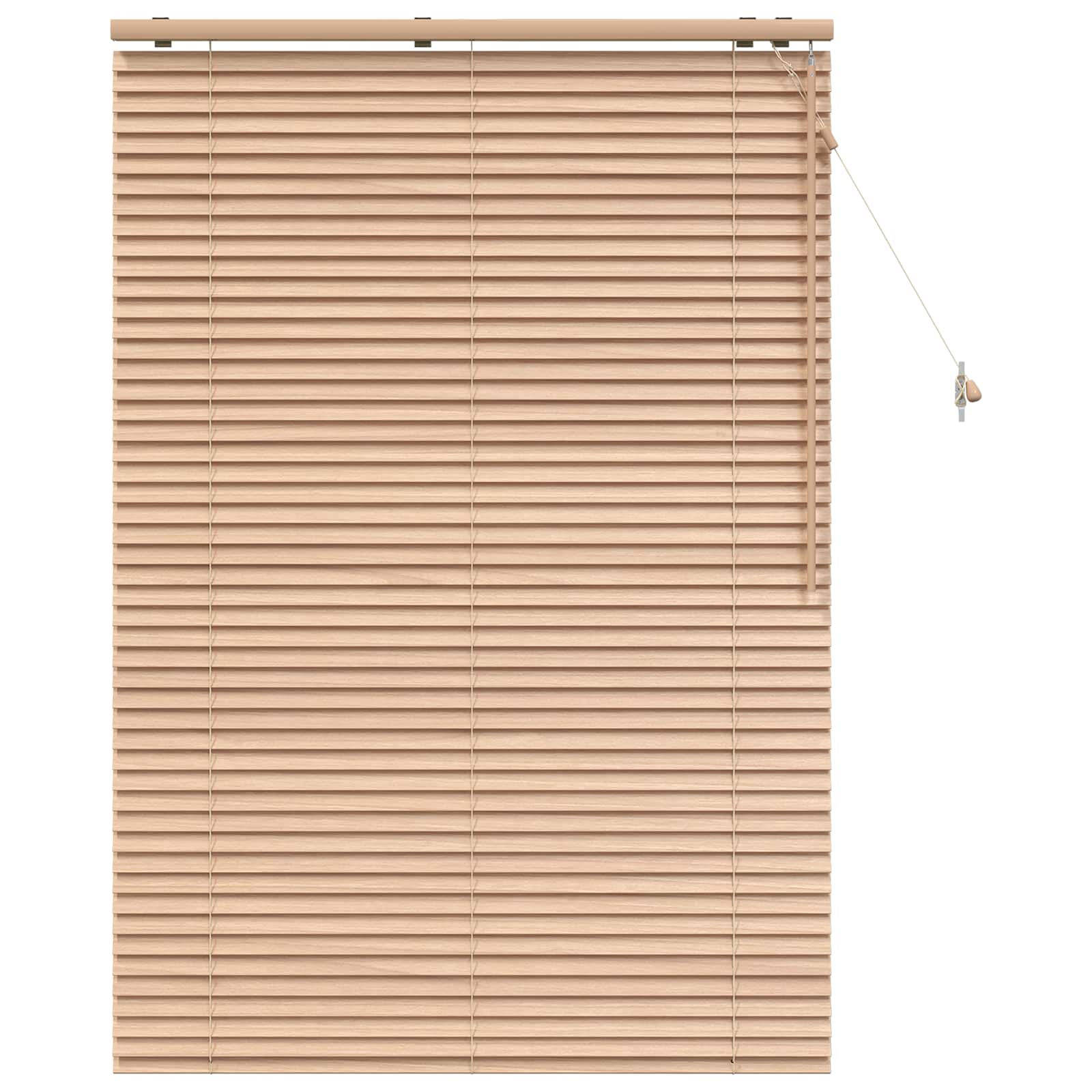 vidaXL Venetian Blind Oak Look 110 x 160 cm 35 mm Solid Paulownia Wood 2