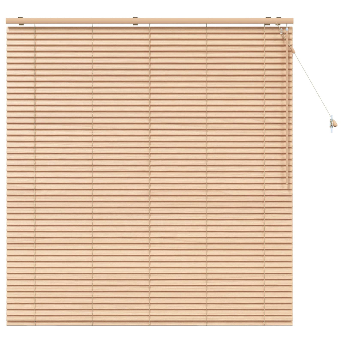Venetian Blind 35 mm Solid Paulownia Wood Drop 160 cm Oak Look 155 cm