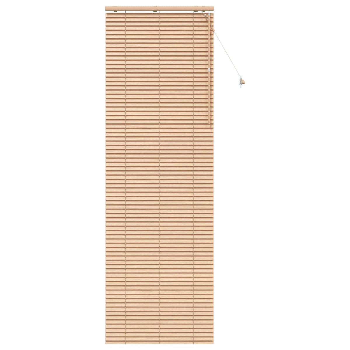 Venetian Blind Solid Paulownia Wood Drop Oak look