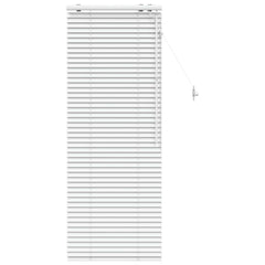 vidaXL Venetian Blind White 55 x 160 cm 35 mm Solid Paulownia Wood 2