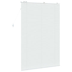 vidaXL Venetian Blind White 110 x 160 cm 35 mm Solid Paulownia Wood 4