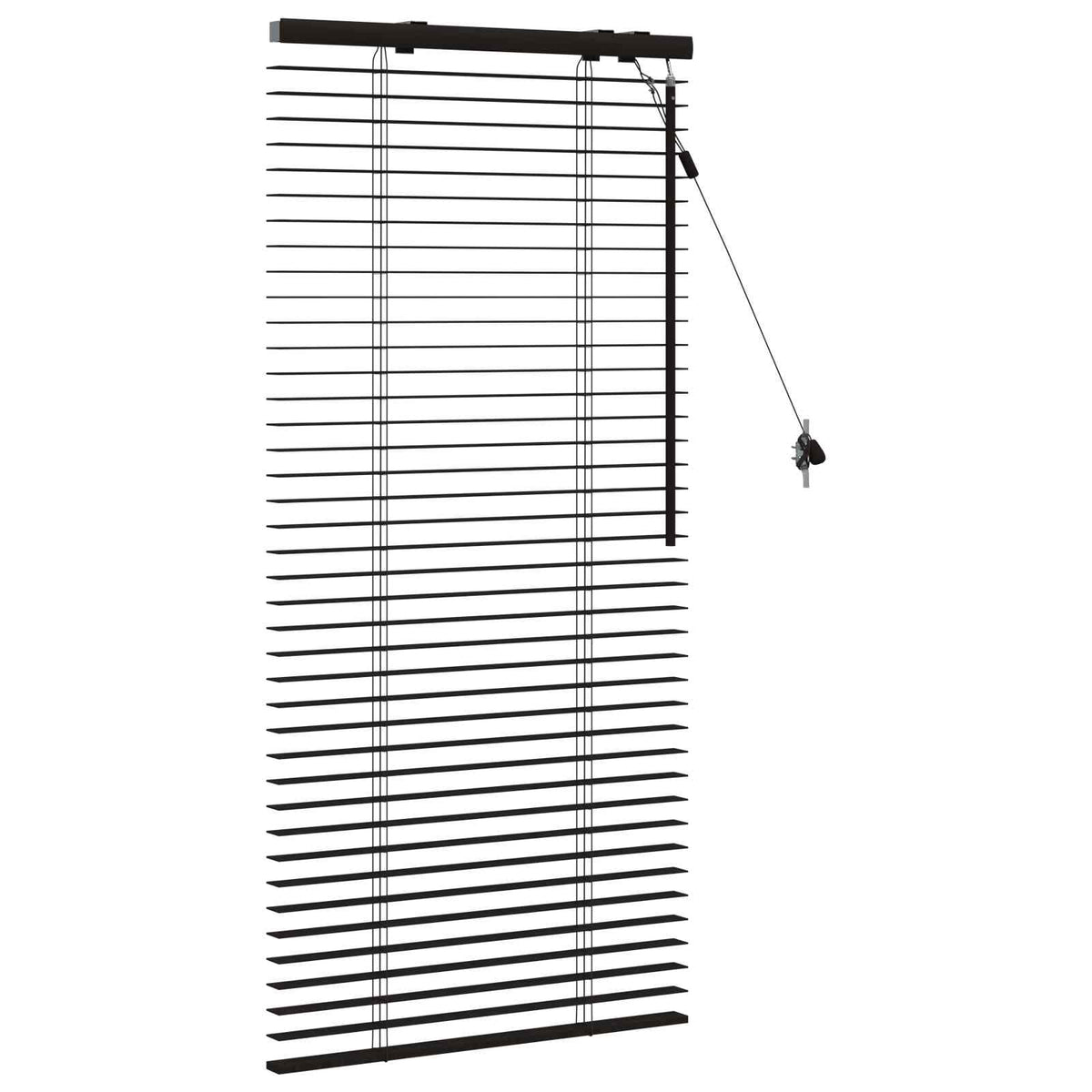 vidaXL Venetian Blind Dark Brown 65 x 130 cm 35 mm 3