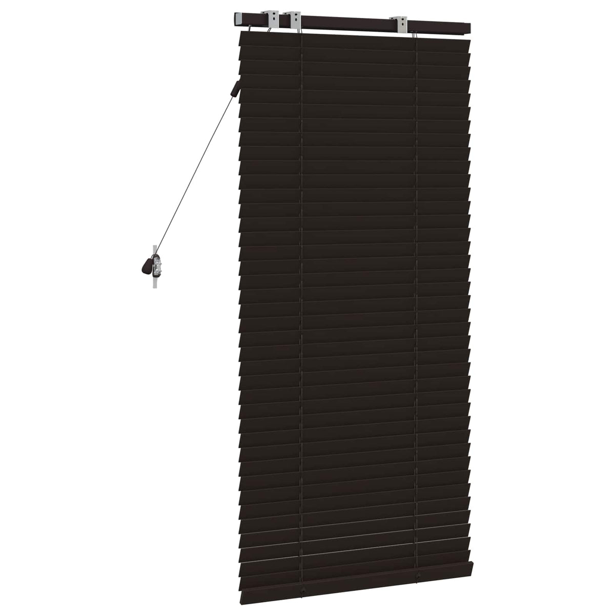 vidaXL Venetian Blind Dark Brown 65 x 130 cm 35 mm 4