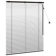 vidaXL Venetian Blind Dark Brown 115 x 130 cm 35 mm 3