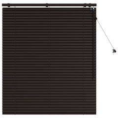 vidaXL Venetian Blind Dark Brown 120 x 130 cm 35 mm 2