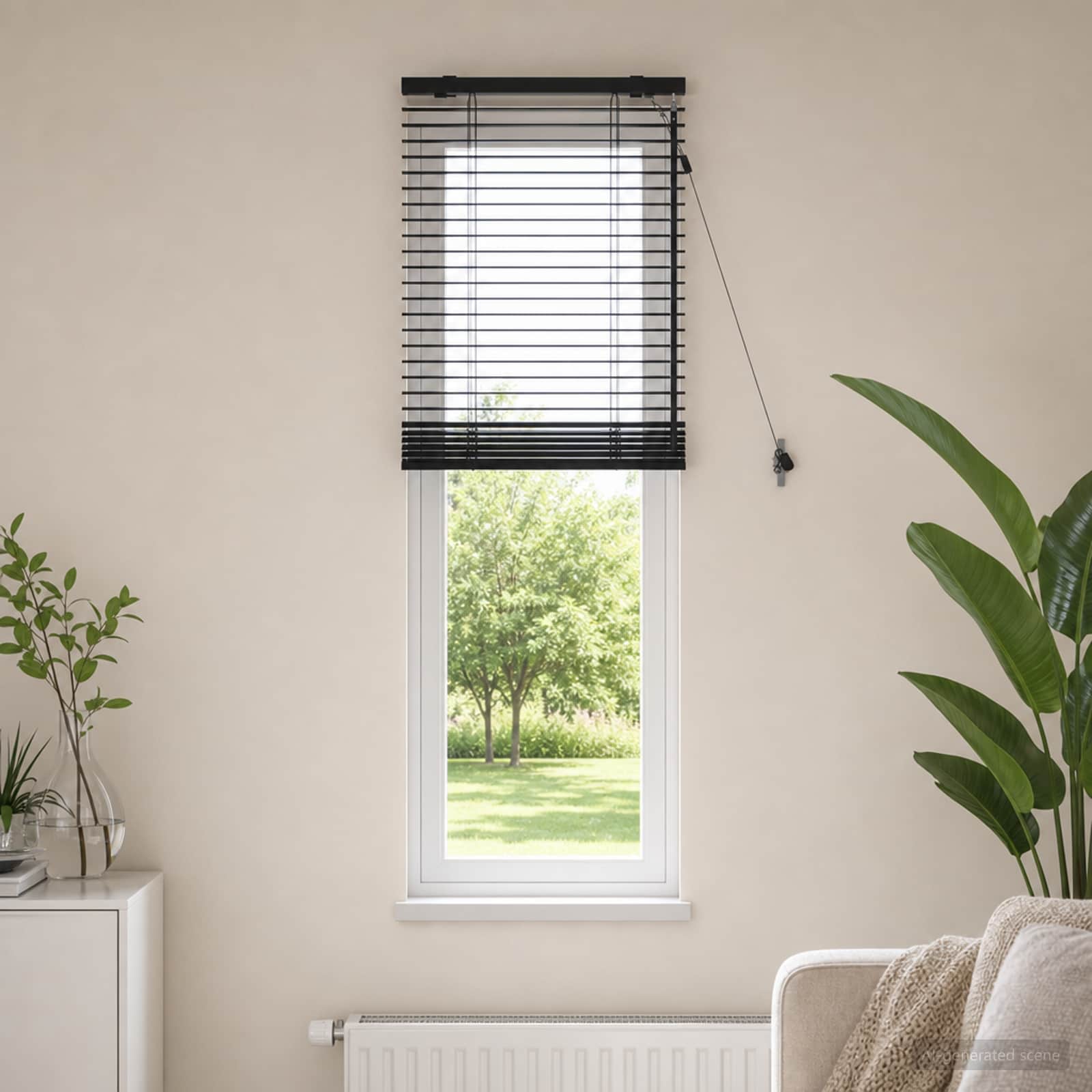 vidaXL Venetian Blind Dark Brown 65 x 160 cm 35 mm 1