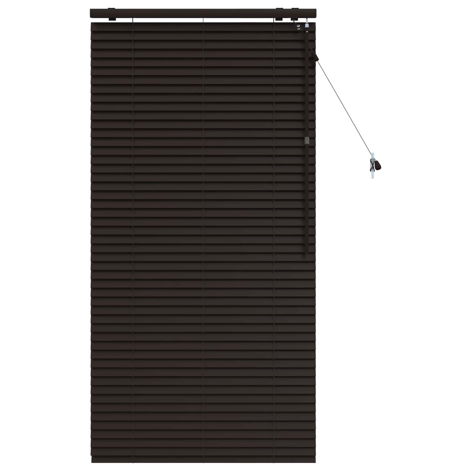 vidaXL Venetian Blind Dark Brown 70 x 160 cm 35 mm 2