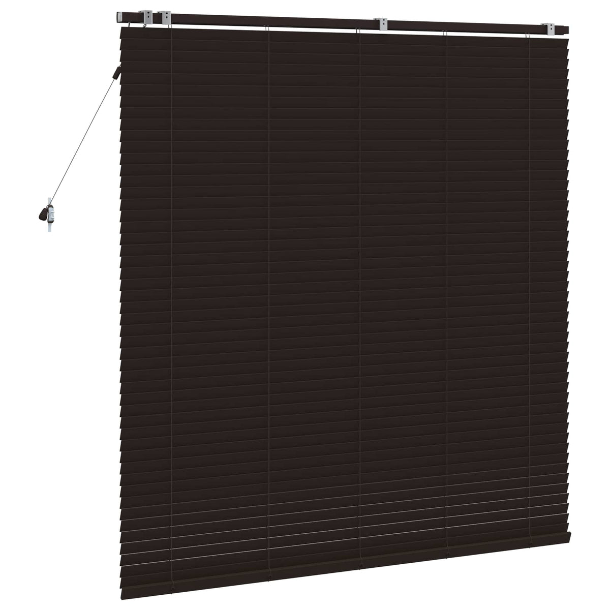Venetian Blind 35 mm Drop 160 cm Dark Brown 160 cm
