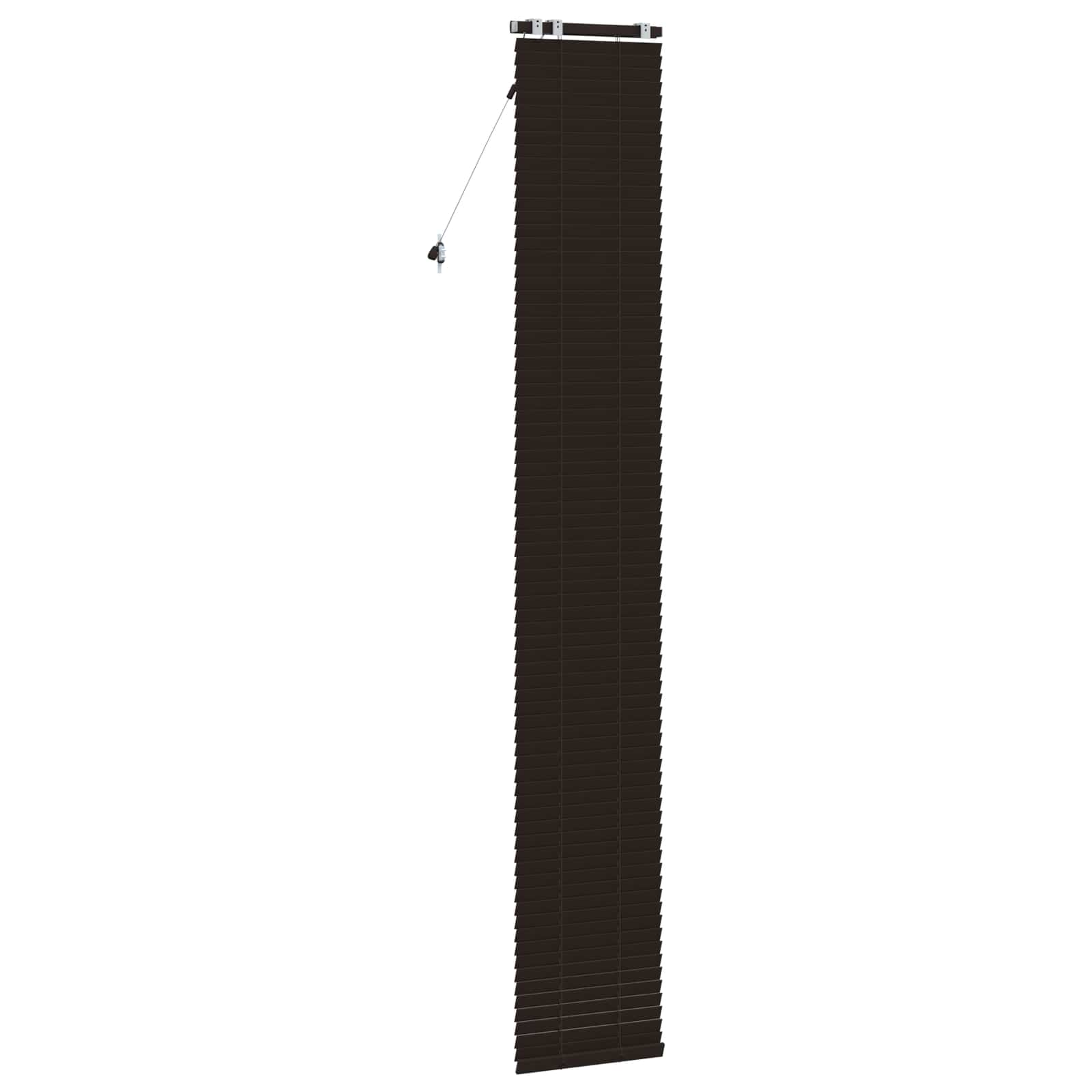vidaXL Venetian Blind Dark Brown 45 x 250 cm 35 mm 4