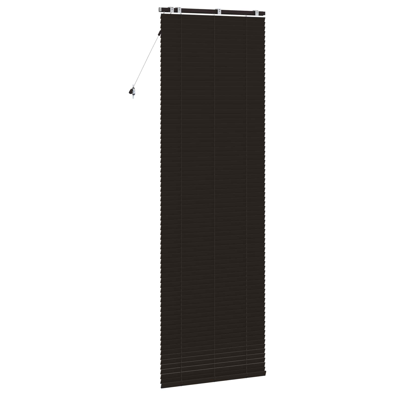 vidaXL Venetian Blind Dark Brown 80 x 250 cm 35 mm 4