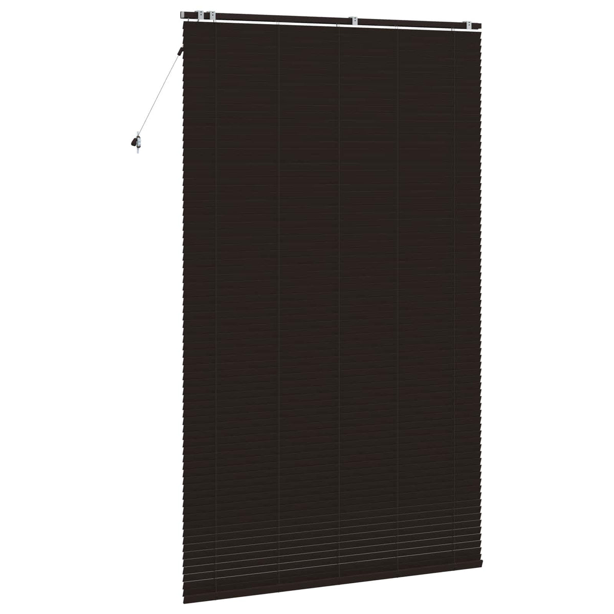 Venetian Blind 35 mm Drop 250 cm Dark Brown 145 cm