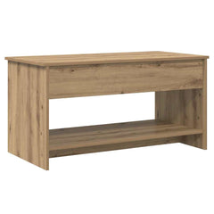 vidaXL Coffee Table Artisan Oak 80 x 50.5 x 41.5 cm Engineered Wood 2