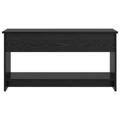 vidaXL Coffee Table Black Oak 80 x 50.5 x 41.5 cm Engineered Wood 6