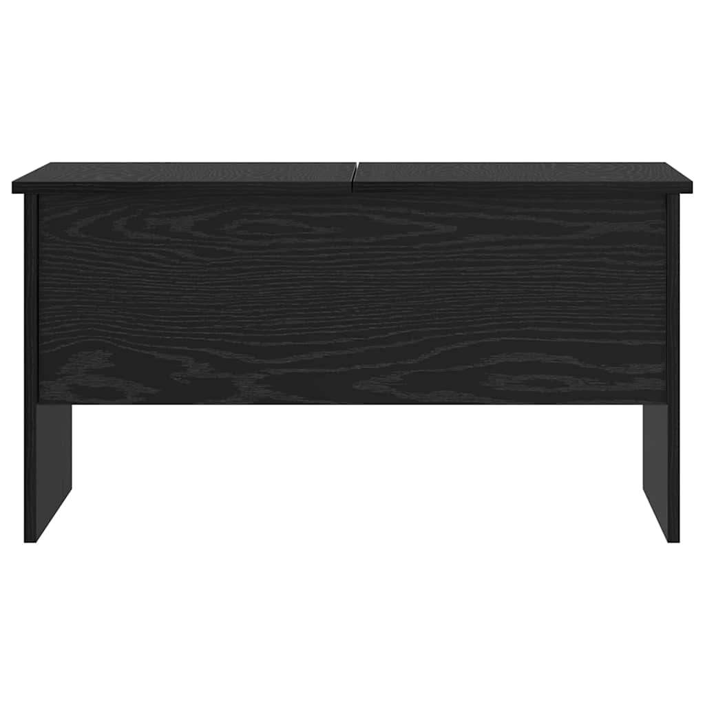 vidaXL Coffee Table Black Oak 102 x 50.5 x 46.5 cm Engineered Wood 6