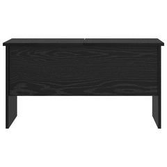 vidaXL Coffee Table Black Oak 102 x 50.5 x 46.5 cm Engineered Wood 6