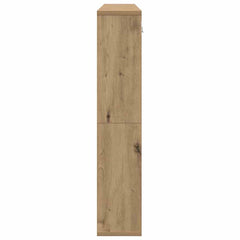 vidaXL Mirror Cabinet Artisan Oak 91 x 15 x 76.5 cm Engineered Wood 6