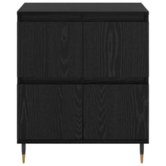 vidaXL Sideboard Black Oak 60 x 35 x 70 cm 6