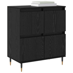 vidaXL Sideboard Black Oak 60 x 35 x 70 cm 3