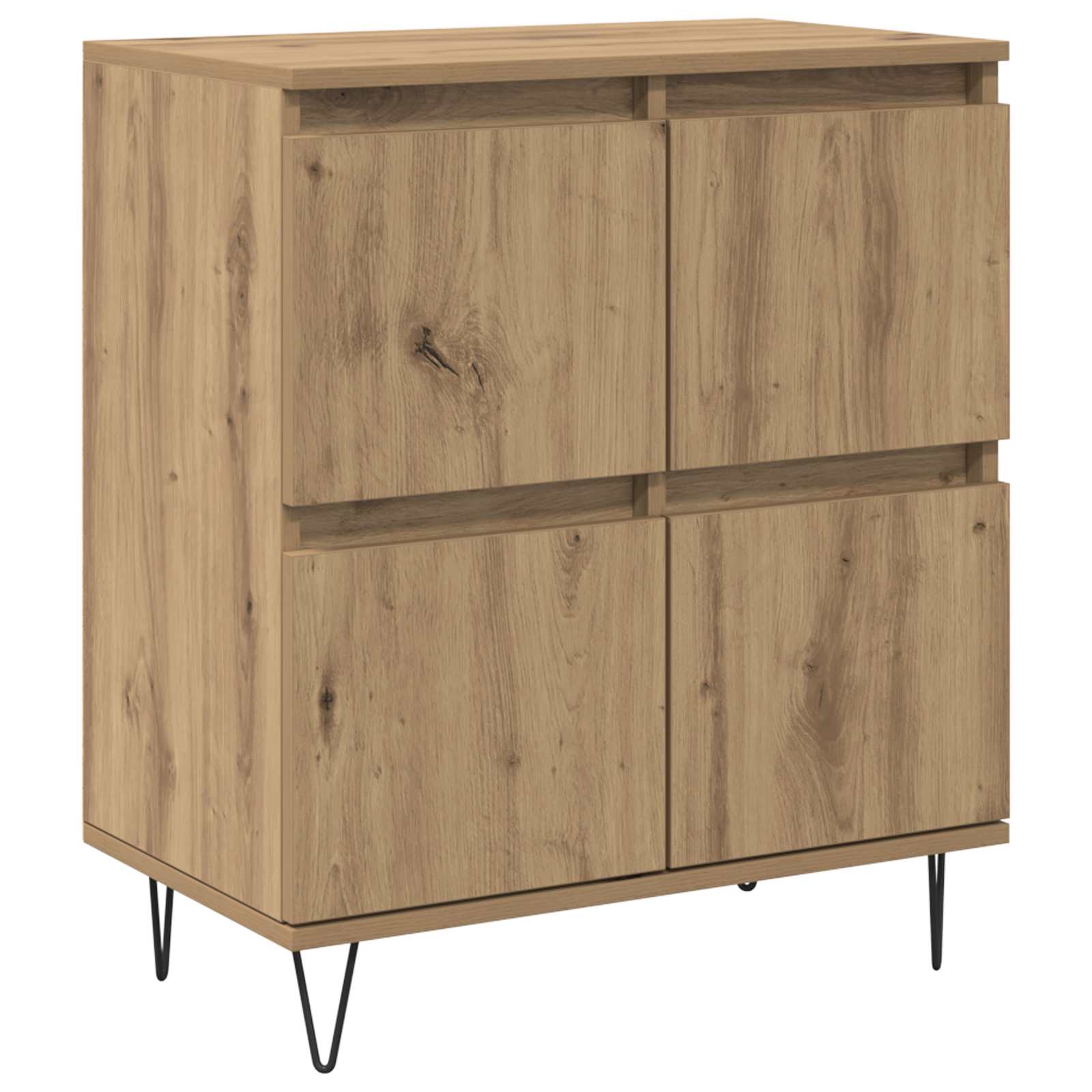 vidaXL Sideboard Artisan Oak 60 x 35 x 70 cm 2