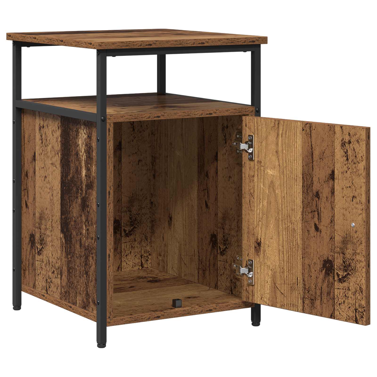 vidaXL Bedside Cabinet Old wood Engineered Wood 5