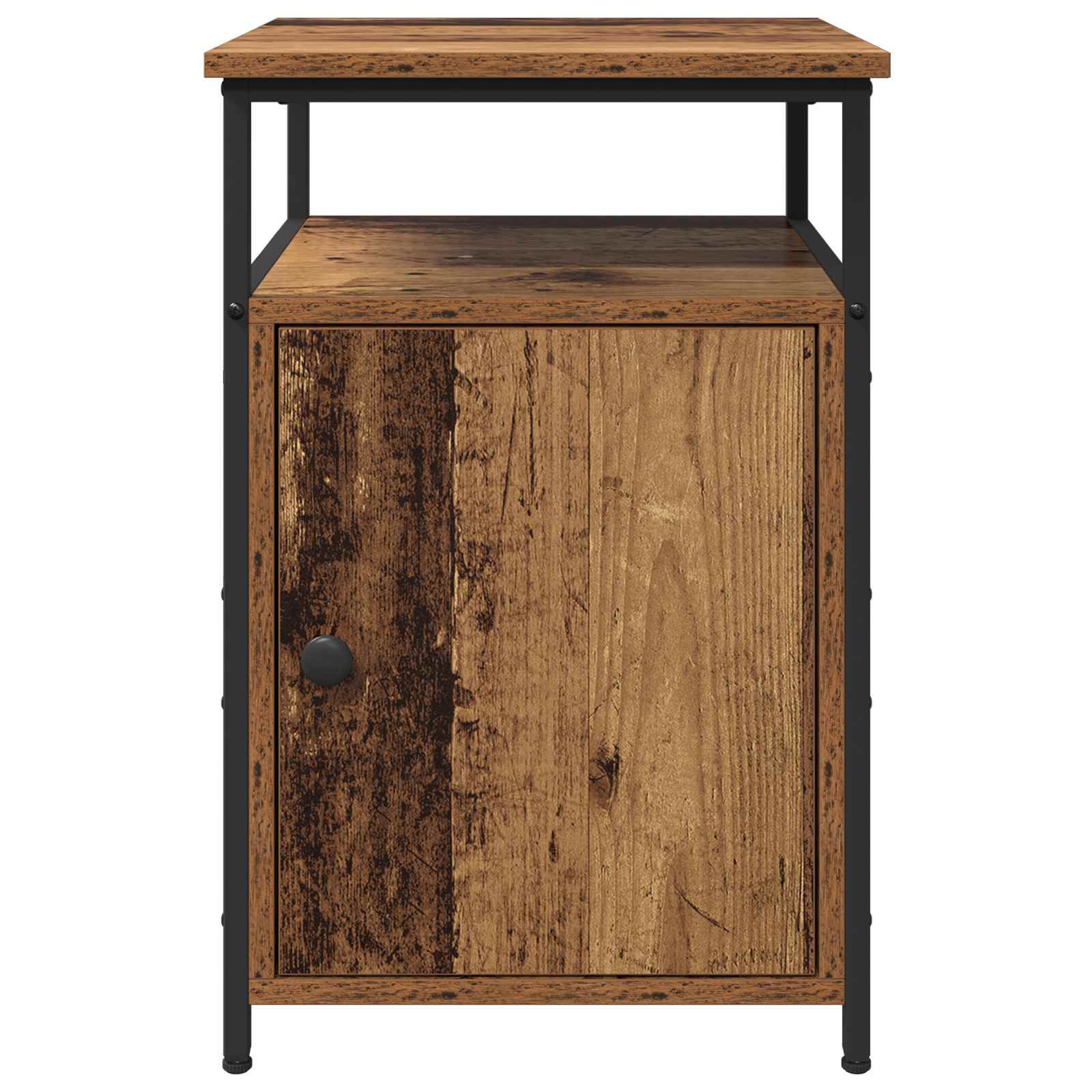 vidaXL Bedside Cabinet Old wood Engineered Wood 6