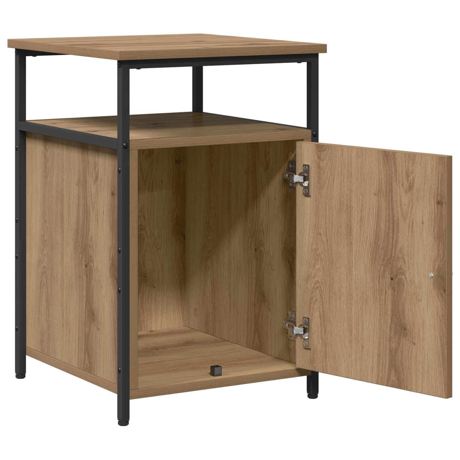 vidaXL Bedside Cabinet Artisan oak Engineered Wood 5