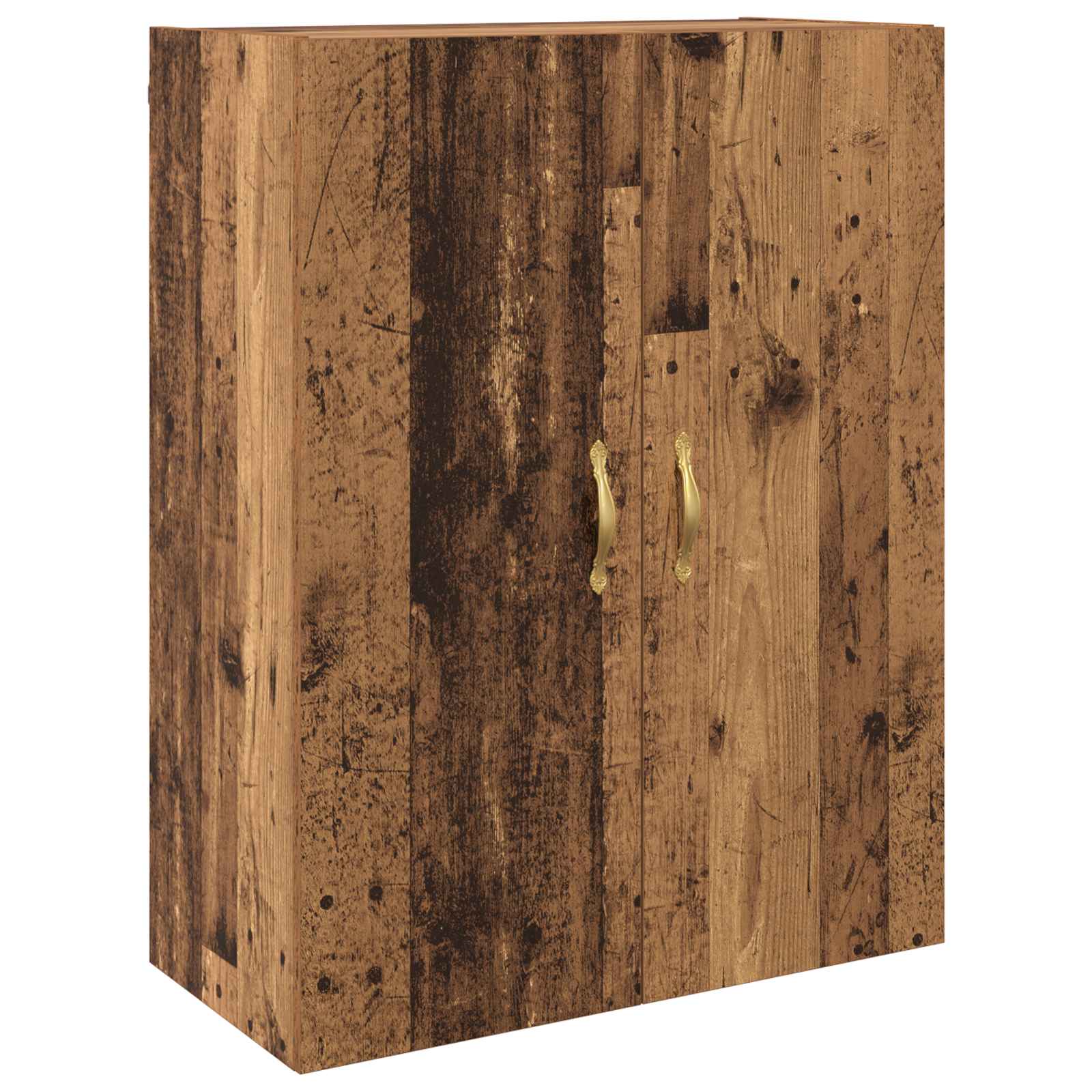 vidaXL Wall Cabinet Old Wood 69.5 x 34 x 90 cm Engineered Wood 2