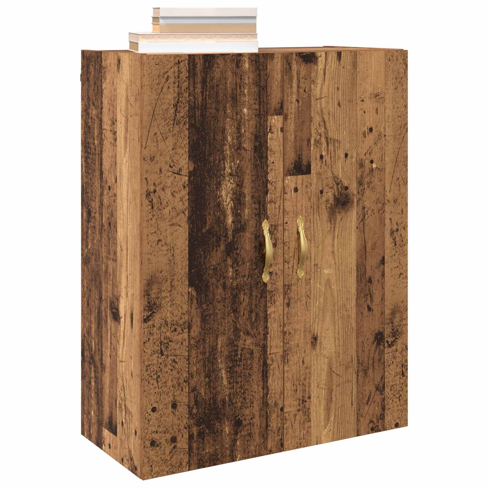 vidaXL Wall Cabinet Old Wood 69.5 x 34 x 90 cm Engineered Wood 3