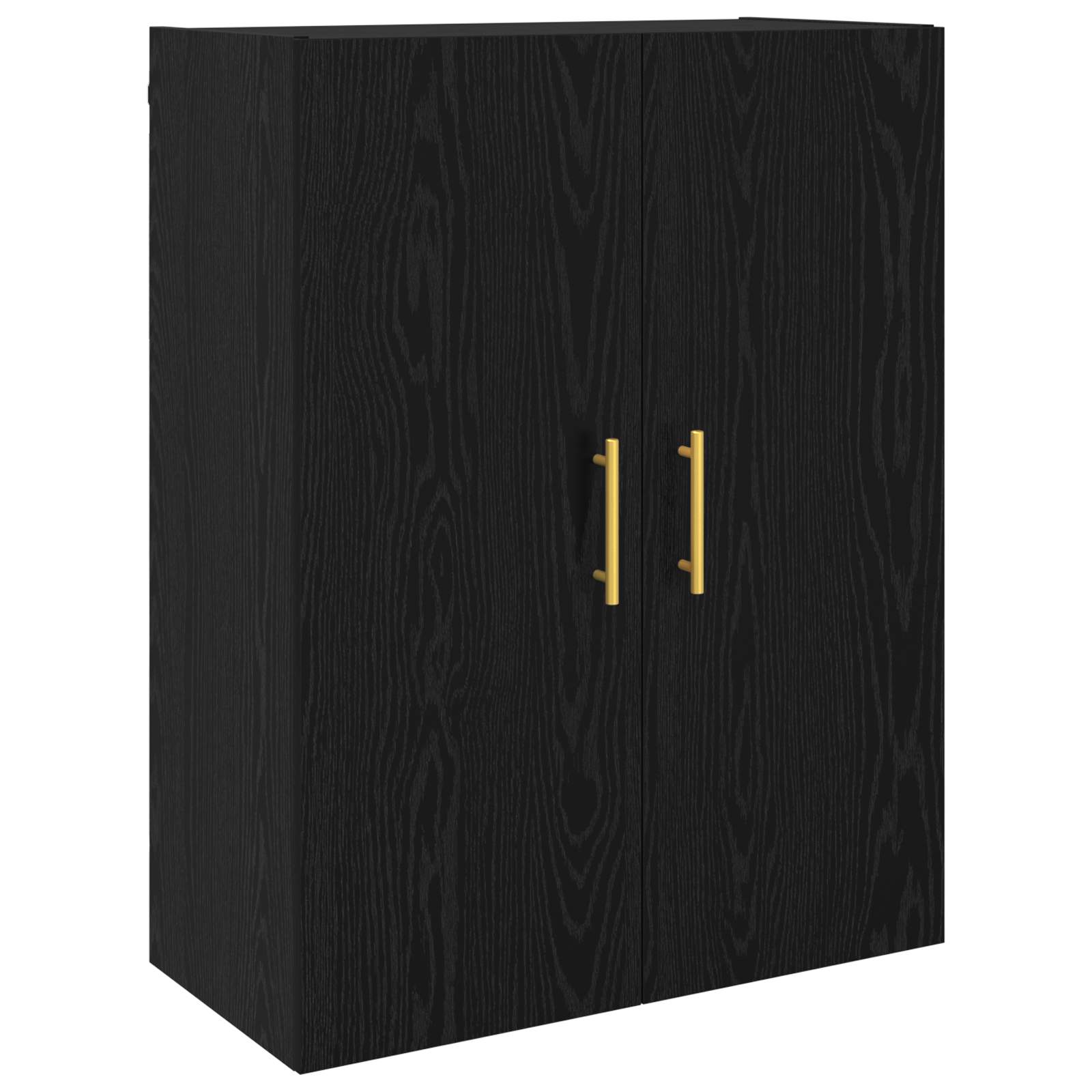 vidaXL Wall Cabinet Black Oak 69.5 x 34 x 90 cm Engineered Wood 2