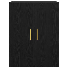 vidaXL Wall Cabinet Black Oak 69.5 x 34 x 90 cm Engineered Wood 6