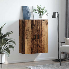 vidaXL Wall Cabinet Old Wood 69.5 x 34 x 90 cm Engineered Wood 4