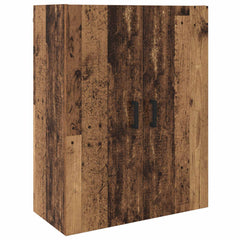 vidaXL Wall Cabinet Old Wood 69.5 x 34 x 90 cm Engineered Wood 2