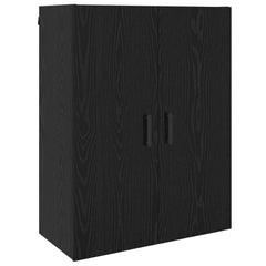 vidaXL Wall Cabinet Black Oak 69.5 x 34 x 90 cm Engineered Wood 2