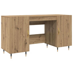 Desk 140x50x75 cm Engineered Wood Artisan oak