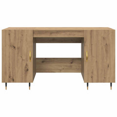 Desk 140x50x75 cm Engineered Wood Artisan oak