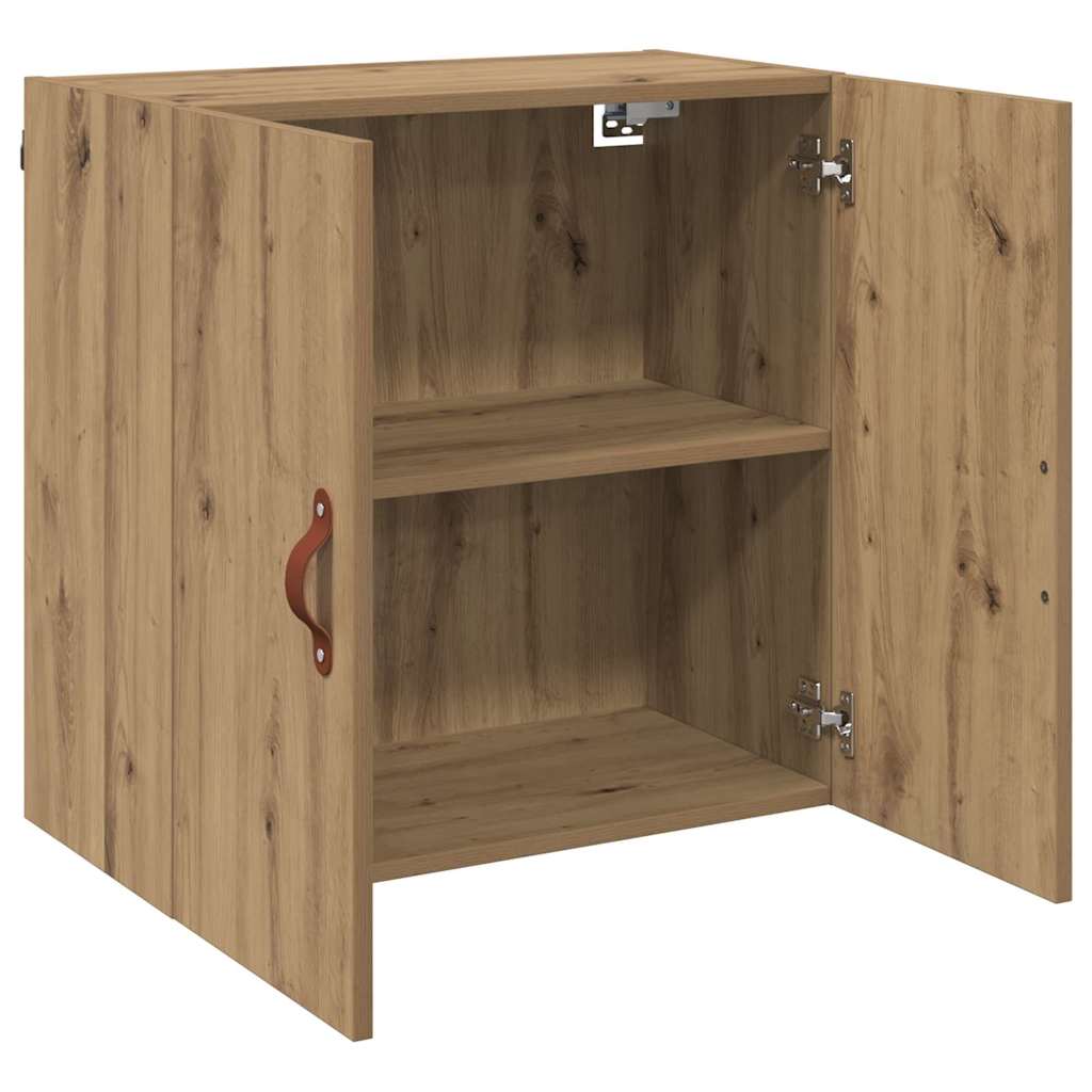 vidaXL Wall Cabinet 60 x 31 x 60 cm Engineered Wood Artisan oak 5
