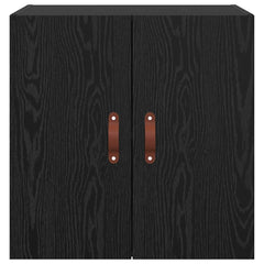 vidaXL Wall Cabinet 60 x 31 x 60 cm Engineered Wood Black oak 6