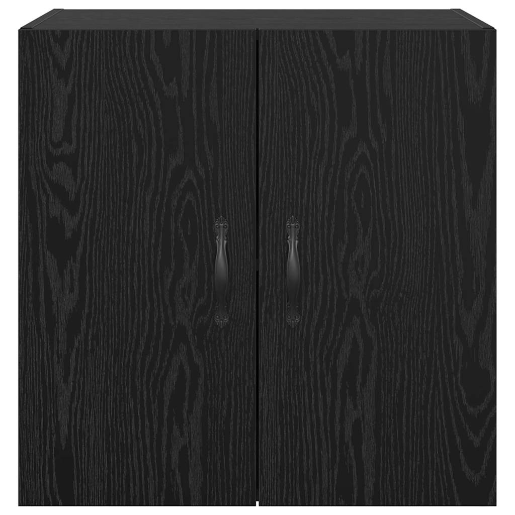 vidaXL Wall-Mounted Cabinet 60 x 31 x 60 cm Engineered Wood Black Oak 6