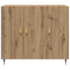 vidaXL Sideboard Artisan Oak 90 x 34 x 80 cm Engineered Wood 6