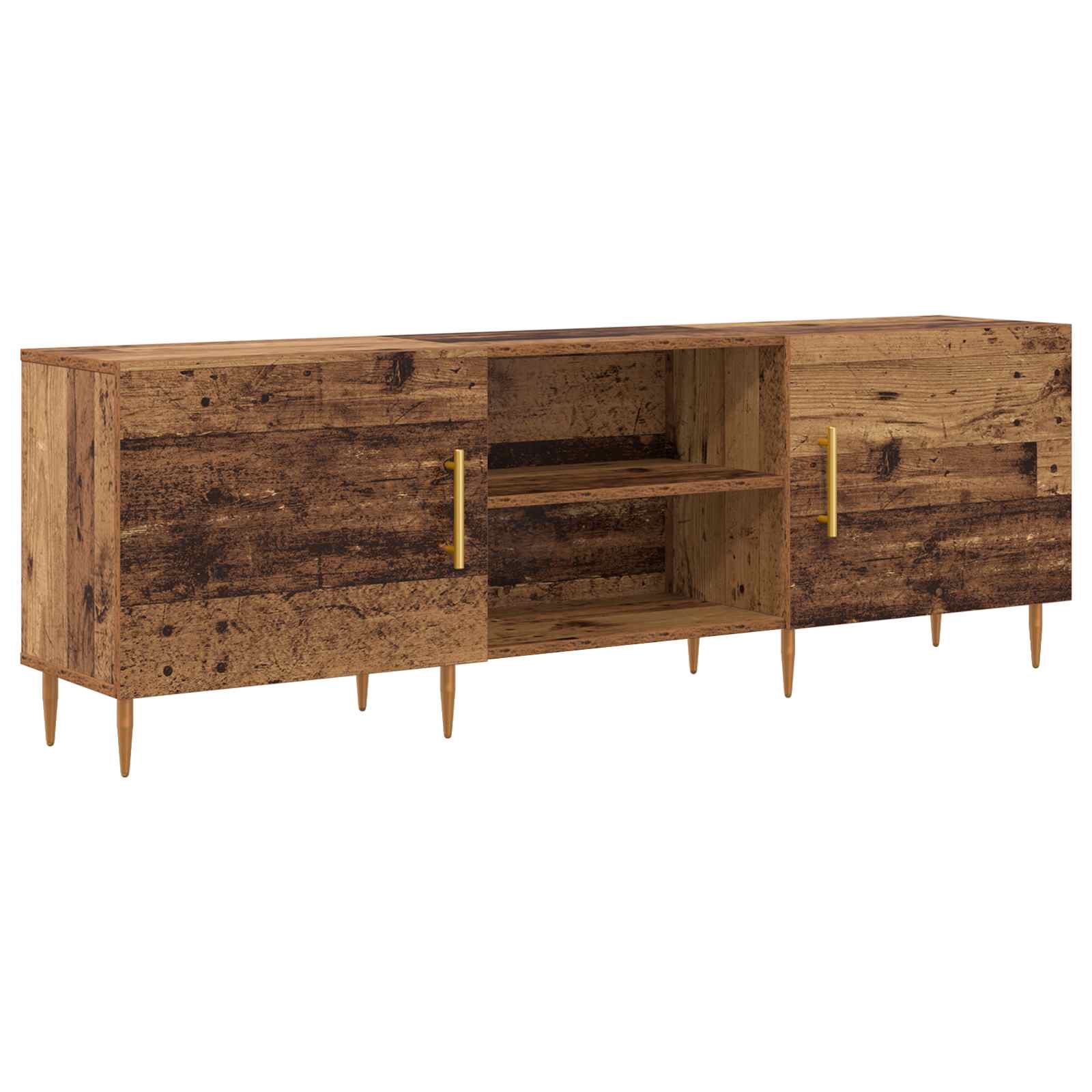 vidaXL TV Cabinet 150 x 30 x 50 cm Old wood Engineered wood 2