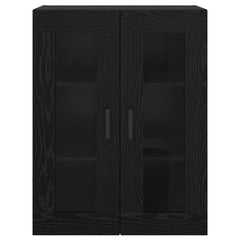 vidaXL Sideboard Black Oak 69.5 x 34 x 90 cm Engineered Wood 6