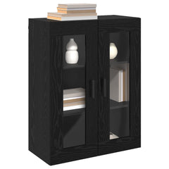 vidaXL Sideboard Black Oak 69.5 x 34 x 90 cm Engineered Wood 3