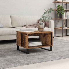 vidaXL Coffee Table Old wood 60 x 50 x 40 cm Engineered wood 4