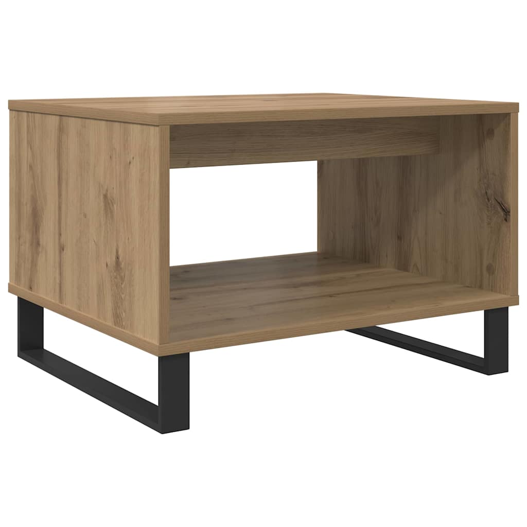 vidaXL Coffee Table Artisan oak 60 x 50 x 40 cm Engineered wood 2