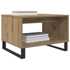 vidaXL Coffee Table Artisan oak 60 x 50 x 40 cm Engineered wood 3