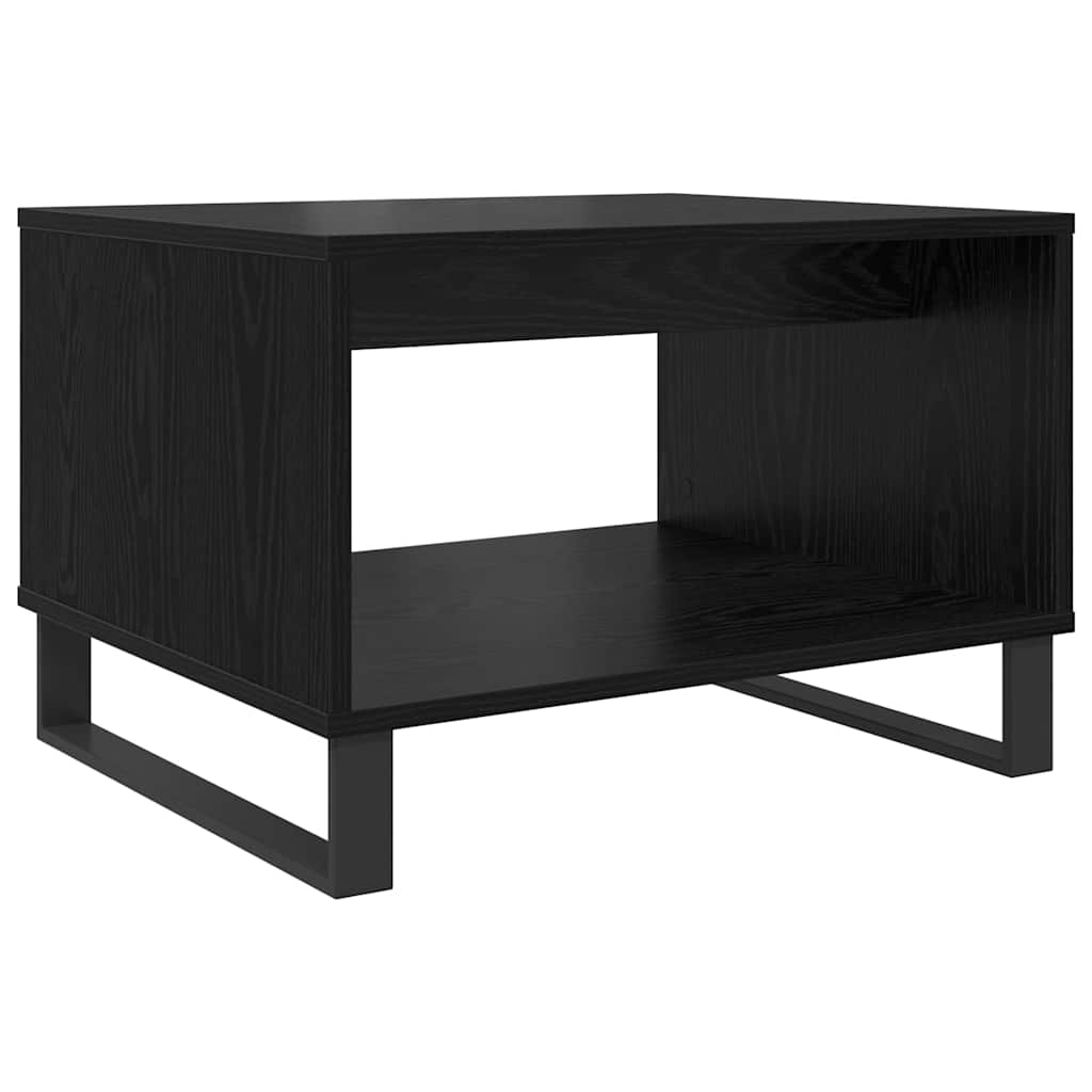 vidaXL Coffee Table Black oak 60 x 50 x 40 cm Engineered wood 2