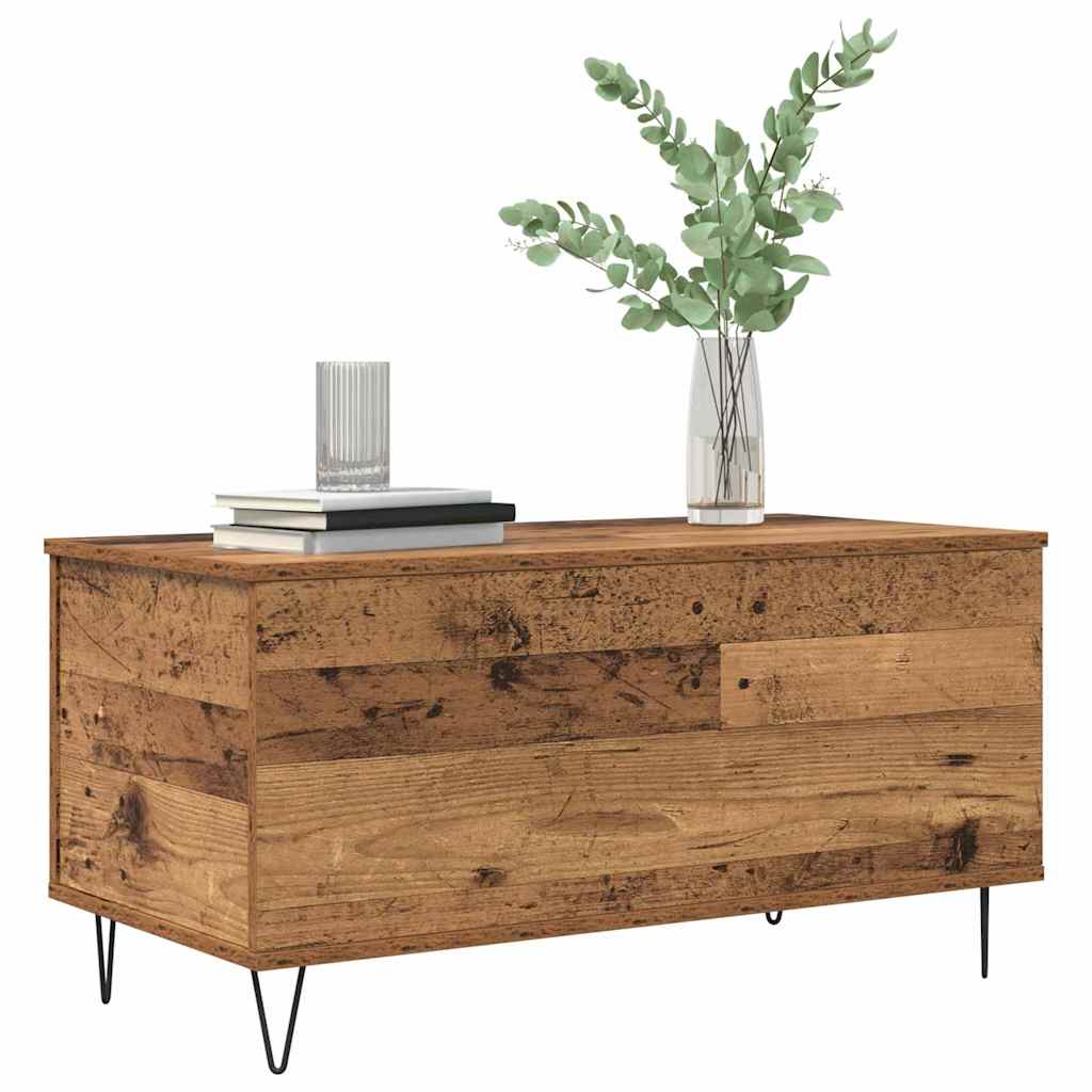 vidaXL Coffee Table Old wood 90 x 44.5 x 45 cm Engineered wood 3