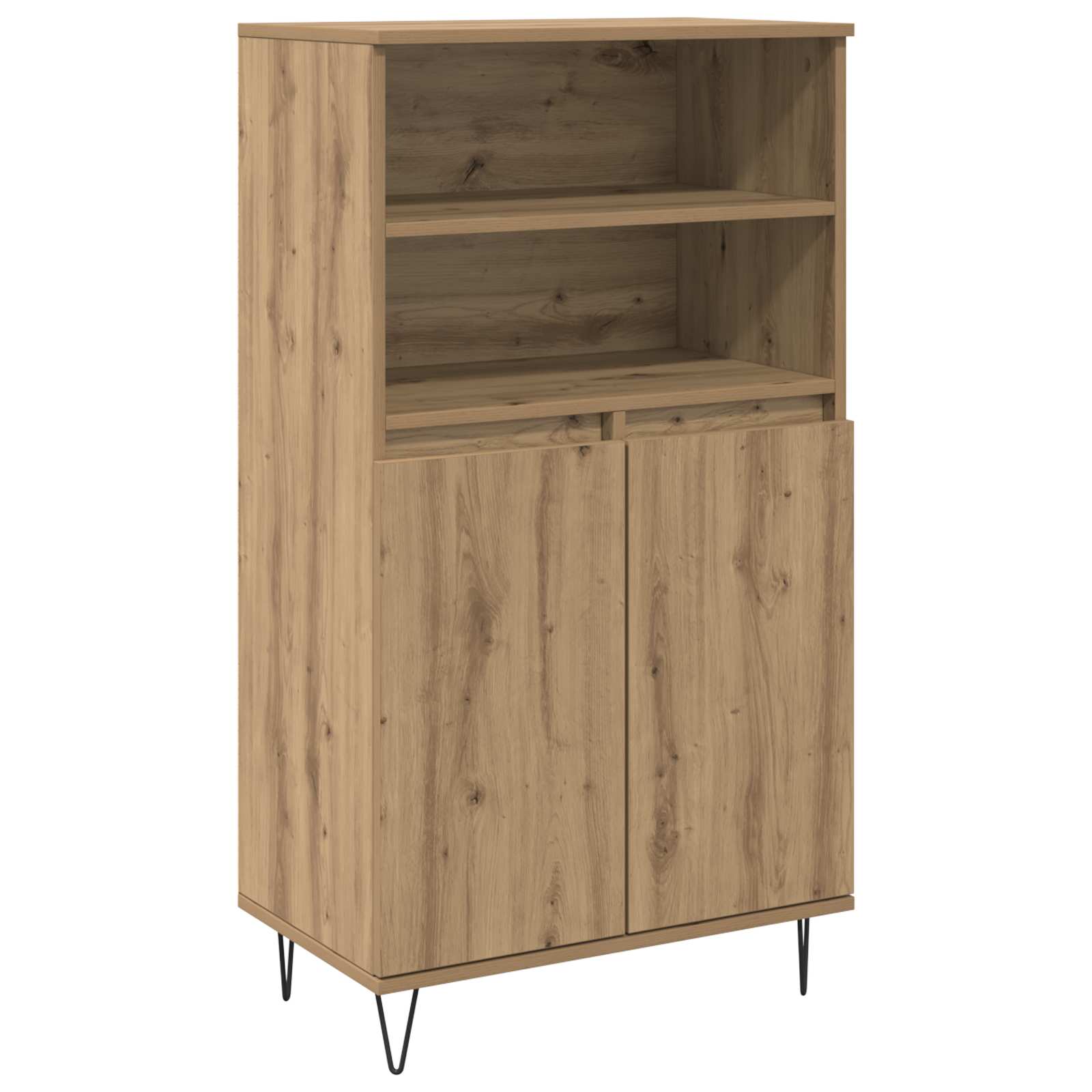 vidaXL Highboard Brown 60 x 36 x 110 cm Engineered Wood 2