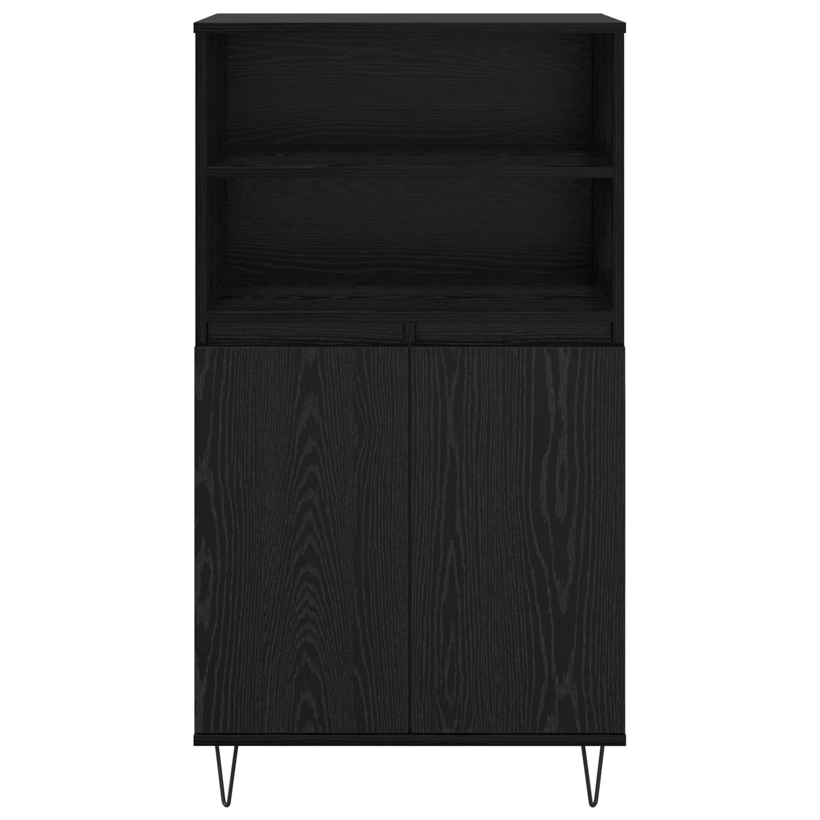 vidaXL Highboard Black 60 x 36 x 110 cm Engineered Wood 6