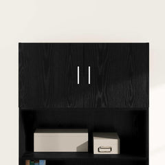vidaXL Wall Cabinet Black oak 80 x 42.5 x 40 cm Engineered Wood 4